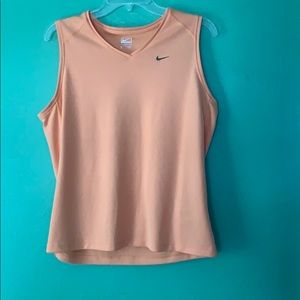 Orange Nike tennis tank